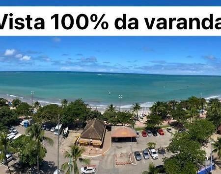 Apto 901 - Dois quartos à beira na praia de Pajuçara em Maceió com linda vista Extérieur photo